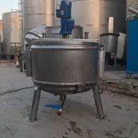 میکسر350لیتری دوجداره استیل مخزن پاتیل گردن500