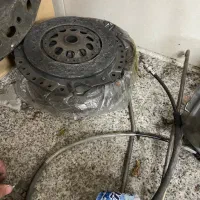 گیربکس کامل بنز۱۲۴ با دیسک صفحه و پدال و غیره