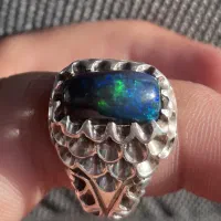 انگشتر اوپال کار استاد فدک