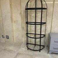 شلف طبقاتی در حد نو به همراه شیشه دودی نو