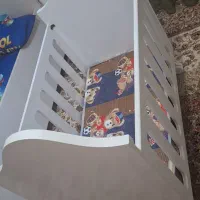 تخت خواب گهواره ای به همراه تشک|تخت و صندلی بچه|ری, فیروزآبادی|دیوار