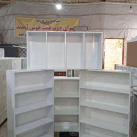 قفسه دیواری و زمینی|کتابخانه، شلف، قفسه‌های دیواری|قم, شهرک فاطمیه|دیوار