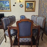 میز ناهار خوری استیل 8 نفره
