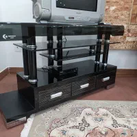 میزLEDشیشه ای|میز تلویزیون|کوهپایه, |دیوار