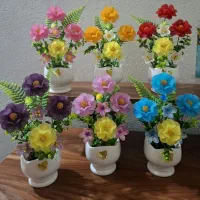 گلدان پایه دار|گل مصنوعی|سمنان, |دیوار