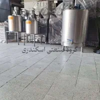 پاتیل پروسس تانک دیگ پخت شیر داغ کن 100 لیتر