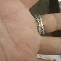 انگشتر نقره مردانه آمیتیست و موزانایت(الماس روسی)|جواهرات|کرج, ساماندهی|دیوار