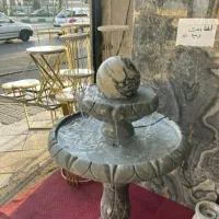 آبنماسنگی،ابنما گوی چرخشی،ابنما،فواره سنگی|صنایع دستی و سایر لوازم تزئینی|اصفهان, باغ فدک|دیوار