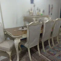 میز ناهار خوری ۶ نفره در حد نو