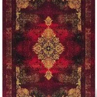 فرش ماشینی رنگبندی زیاد /**|فرش|شیراز, لاله|دیوار
