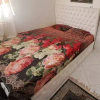 تخت خواب لمسه دونفره با تشک خوشخواب رویال|تخت و سرویس خواب|تهران, باغ فیض|دیوار