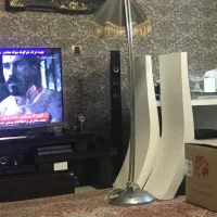 آباژور ایستاده استیل قابل تنظیم ارتفاع|چراغ خواب و آباژور|کرج, شهرک صدف|دیوار