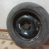 رینگ و لاستیک پژویی گلدستون سایز 185/65R14در حد نو