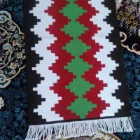 باسلام قالیچه دست بافت کاموایی