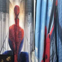 تخت به همراه پرده