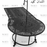 صندلی باغی چوب ترمو / آتشدان گازی