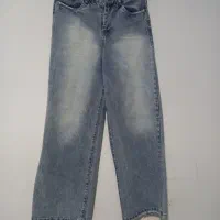 شلوار جین نیم بگ در حد نو مناسب سایز ۳۸ ، ۴۰