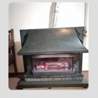 بخاری شومینه ای دو کابراتور آنتیک مهیا گاز 36000