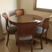 میز ناهارخوری چوبی ۴ نفره
