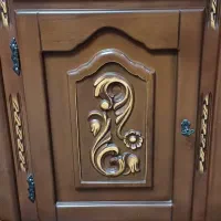 بوفه چهار در، چوب گردو، بسیار تمیز|بوفه، ویترین، کنسول|تهران, خواجه نصیر طوسی|دیوار