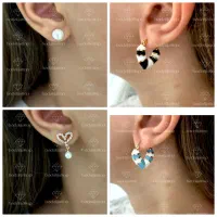 گوشوار آبکاری طلا