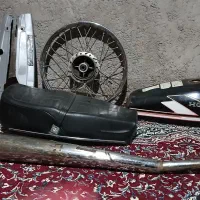 باک - زین - اگزوز و قاب زنجیر هوندا ۱۲۵