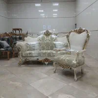 مبل ۷ نفره مدل تک گل افسون به همراه میزوعسلی