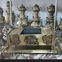 سماور hgfمنقل برنجی ذغالی grrhbc