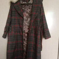 پالتو وپافردرحدنونو فروش فوری فوری سایز۴۲/۴۴