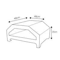 تنور گازی کاپو مدل فر سنگی ناپلیتن|اجاق گاز و لوازم برقی پختوپز|گرگان, |دیوار