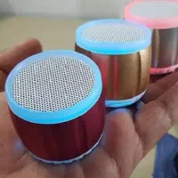 اسپیکر بلوتوثی پخش کننده موزیک کوچک بدنه فلزی