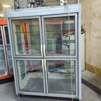یخچال ایستاده ویترینی دوطرفه استیل|فروشگاه و مغازه|نسیم‌شهر, |دیوار