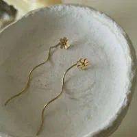 گوشواره تمام استیل کرلی