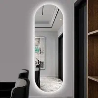 آینه قدی رینگ لایت دار لمسی