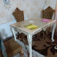 میز نهار خوری چهار نفره|میز و صندلی غذاخوری|زاهدان, |دیوار