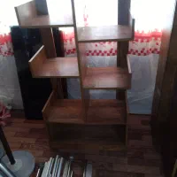 کتابخانه و ویترین|کتابخانه، شلف، قفسه‌های دیواری|بندر انزلی, پیل علی باغ|دیوار