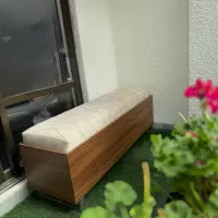 پاف سه نفره باکس دار کاملا سالم و بزرگ