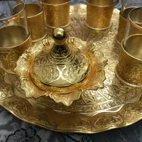 ست چایی خوری برنج کاری