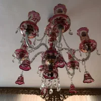 یک جفت لوستر شاه عباسی عتیقه|لوستر و چراغ آویز|شیراز, صاحب الزمان|دیوار