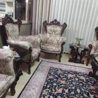 مبل سلطنتی9نفره راش|مبلمان خانگی و میز عسلی|مشکین‌دشت, |دیوار
