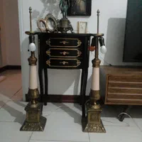 یک جفت اباژور انتیک باقدمت حدود صد سال سالم|چراغ خواب و آباژور|کرج, کیانمهر|دیوار