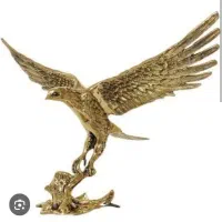 عقاب برنز سایز بزرگ قلم کاری شده