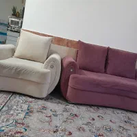 مبل راحتی ۴نفر مناسب ویلا یا سالن آرایش یا آژانس