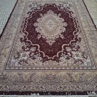 فرش۹متری کرم زرشکی