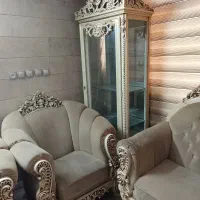 مبل 7 نفره با گنجه و میز دراور