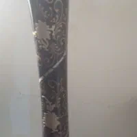 گلدان شیشه ای مشکی دو