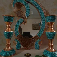 اینه و شمعدان فیروزه کوبی