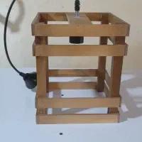 لوستر چوبی فانتزی|لوستر و چراغ آویز|کرمان, |دیوار