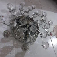 لوستر کریستالئ  ۶شعله سقفی|لوستر و چراغ آویز|اندیشه, اندیشه فاز ۴|دیوار