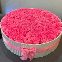 گل رز جاودان و بوکت پروانه|گل مصنوعی|شاهینشهر, عطار|دیوار